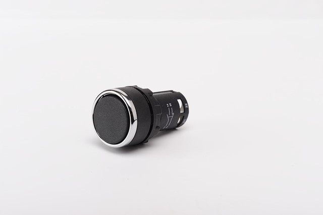 MB Series Plastic 1NO+1NC Spring Flush Black 22 mm Control Unit